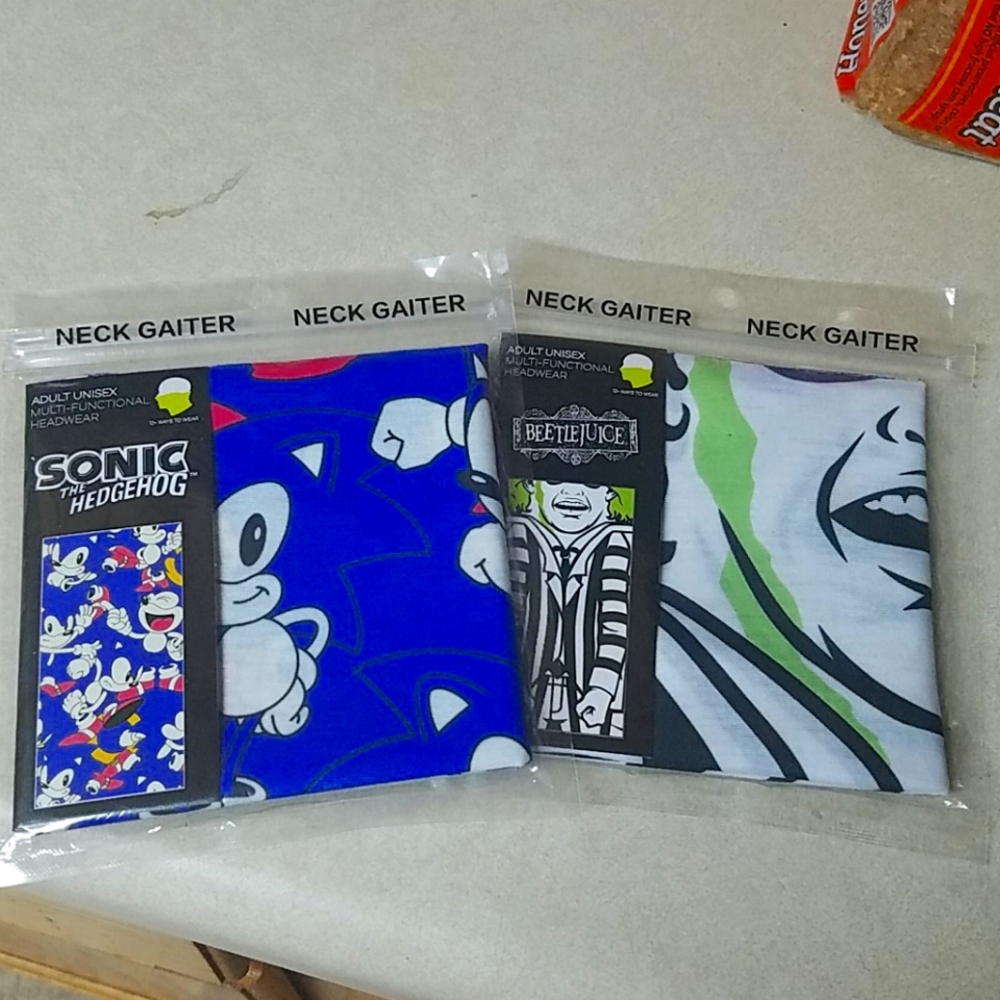 5 for $20  Bundle of 2 Neck Gaiter Adult Unisex